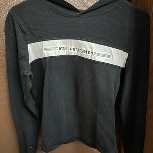 Bum Equipment Women's Black Long Sleeve Tee